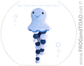 Meduse Jellyfish Amigurumi Crochet - FROGandTOAD Créations